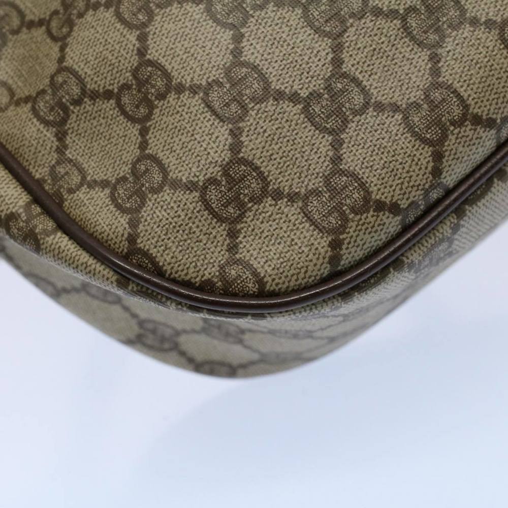 GUCCI GG Canvas Web Sherry Line Shoulder Bag Beige Red 89 02 032 Auth yk8711 - Picture 16 of 16